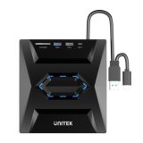 UNITEK Masterizzatore esterno DVD/CD con hub 5 Gbps USB