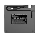 UNITEK Masterizzatore esterno DVD/CD con hub 5 Gbps USB
