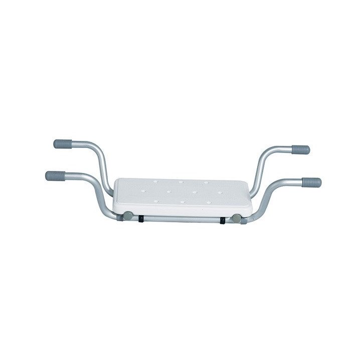 Recessed bench for bathtub - adjustable