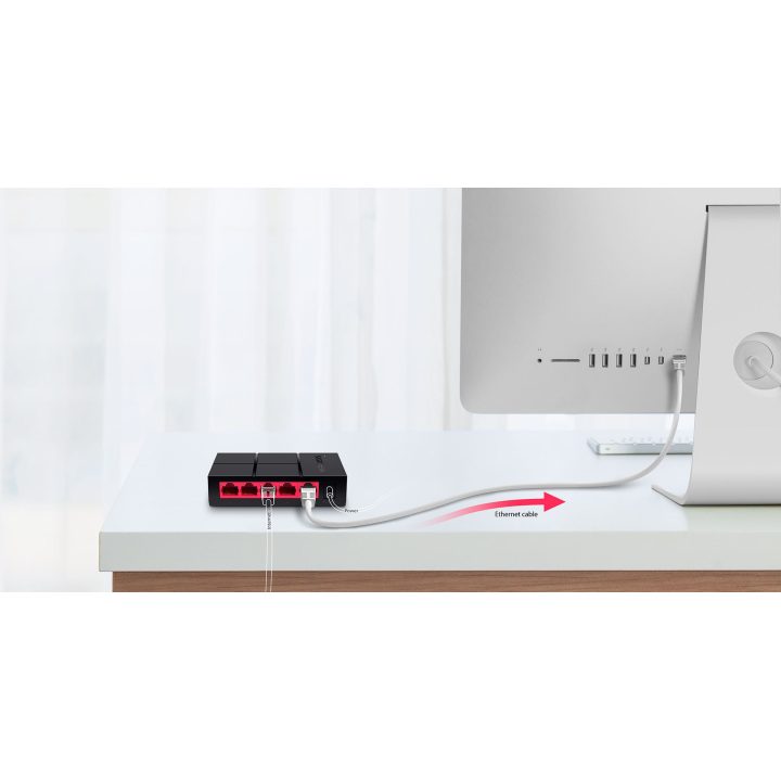 Mercusys 5-Port 10/100/1 000 Mbps Desktop Switch