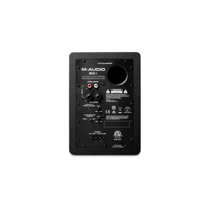 M-AUDIO BX4 loudspeaker Black Wired 50 W