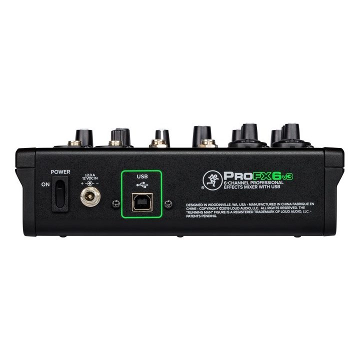 Mackie ProFX6v3 - 6-channel analogue mixer with USB interface black