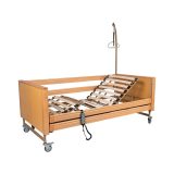 rehabilitation and care bed CAREBED PREMIUM wooden bed surface