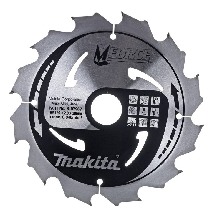 Makita HS7611 portable circular saw 19 cm 5500 RPM 1600 W