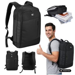 NanoRS Zaino per laptop 15.6 nero 42x28.5x14 impermeabile RS204 B