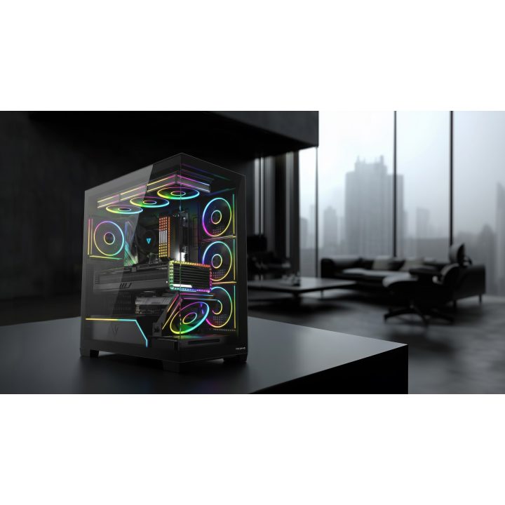 MODECOM VOLCANO STELLAR PLUS ARGB MIDI 5F BLACK