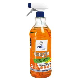 Mill Clean Wash liquid for cleaning windows glass mirrors tiles with orange scent 1.22 L