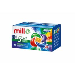 MILL PRO 5k laundry capsules + COLOR softening beads 25 pcs.