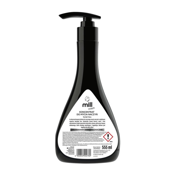 Mill Wash concentrated dishwashing lotion with lilac blossom fragrance 555 ml