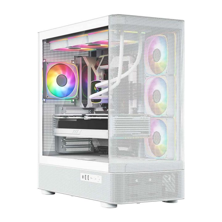 MODECOM Volcano Volcano AQ300 ARGB Midi White