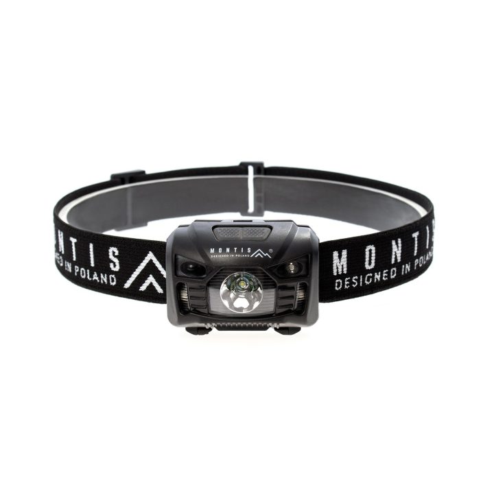 Montis Akumulatorowa latarka nagłowna z sensorem MT001 Black Headband flashlight LED