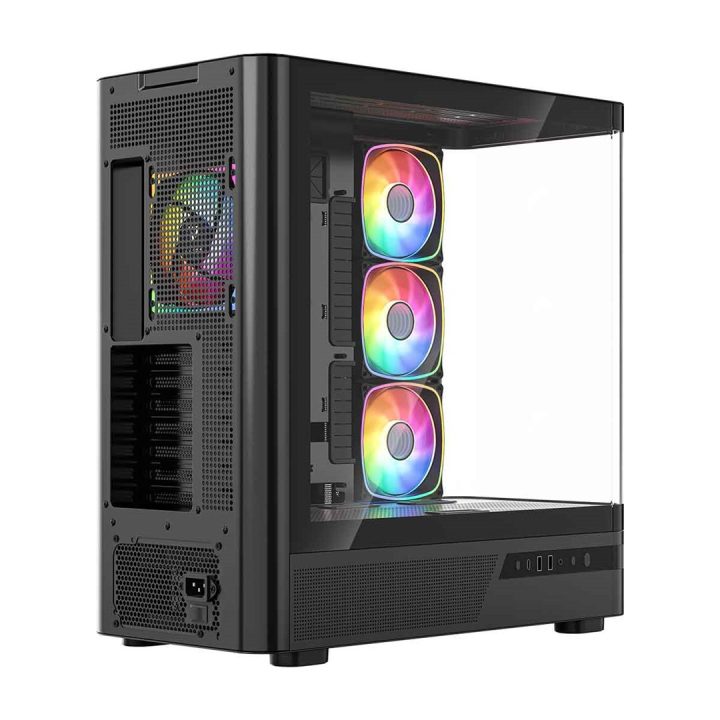 MODECOM Volcano Volcano AQ100 ARGB Midi Black