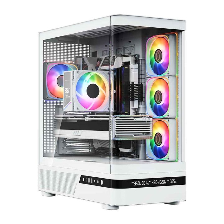MODECOM Volcano Volcano AQ200 ARGB Midi White