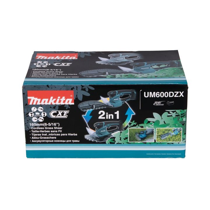 Makita UM600DZX cordless grass shear Black Blue 12 V