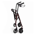 Four-wheel walker with seat function