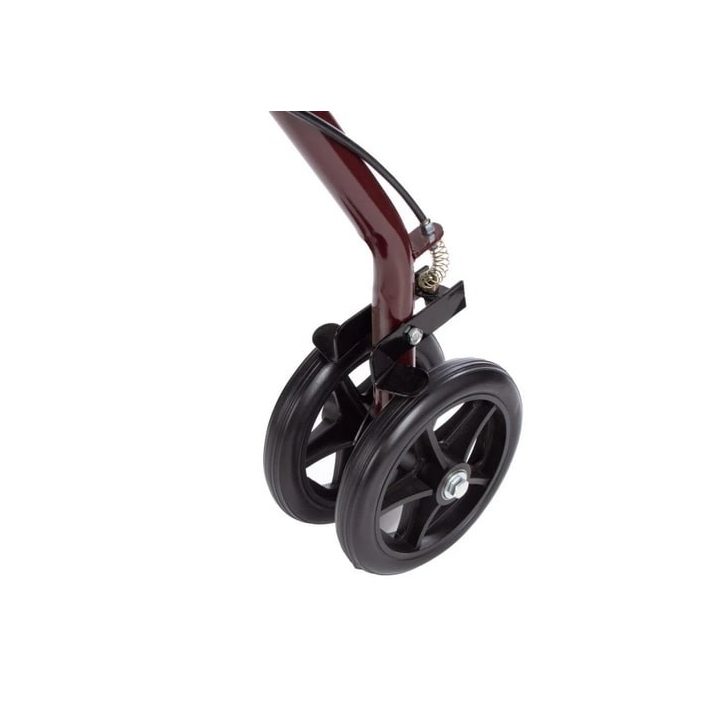 Four-wheel walker with seat function