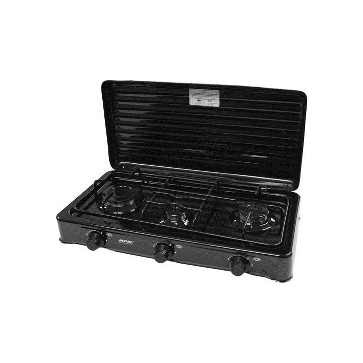 MPM SMILE-KN-03/1KB hob Black Countertop 60 cm Gas 3 zone(s)