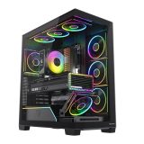MODECOM VOLCANO STELLAR PLUS ARGB MIDI 8F BLACK