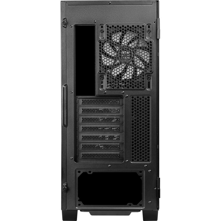 MSI MPG VELOX 100P AIRFLOW Mid Tower Gaming Computer Case 'Black 3x 120mm Fan + 1x 120mm ARGB Fan ARGB light strip USB Type-C 1x