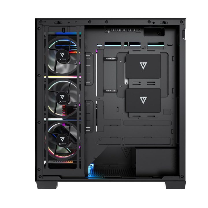 MODECOM VOLCANO STELLAR PLUS ARGB MIDI 8F BLACK