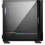MSI MPG VELOX 100P AIRFLOW Mid Tower Gaming Computer Case 'Black 3x 120mm Fan + 1x 120mm ARGB Fan ARGB light strip USB Type-C 1x
