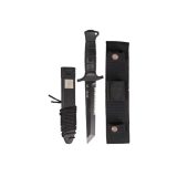 Mil-Tec German Combat Knife Black 2000 steel 440