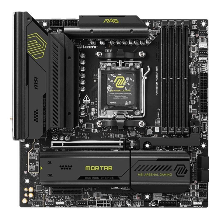 MSI MAG B850M MORTAR WIFI motherboard AMD B850 Socket AM5 micro ATX