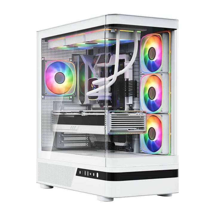 MODECOM Volcano Volcano AQ100 ARGB Midi White