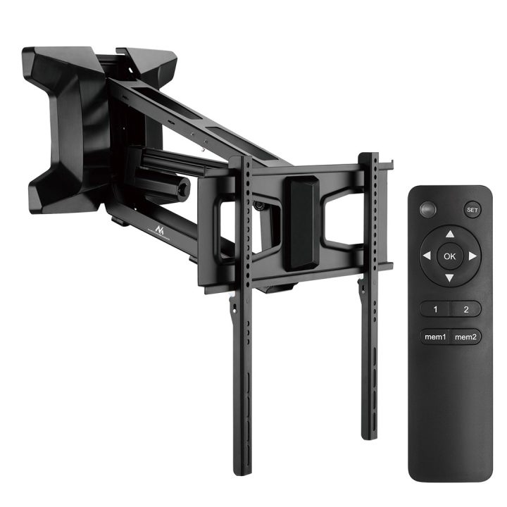 Maclean MC-891 Electric TV Wall Mount Bracket with Remote Control Height Adjustment 37'' - 70 max. VESA 600x400 up to 35kg Above