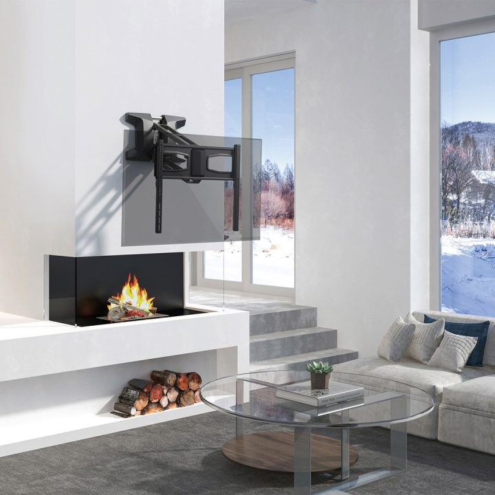 Maclean MC-891 Electric TV Wall Mount Bracket with Remote Control Height Adjustment 37'' - 70 max. VESA 600x400 up to 35kg Above
