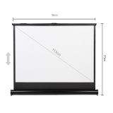 Maclean MC-961 Portable Projection Screen Compact 45 4:3 Free-Standing Office Cinema