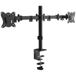 Montis Uchwyt monitorowy podwójny Everest 13-27 MT015 68.6 cm (27 ) Black Desk