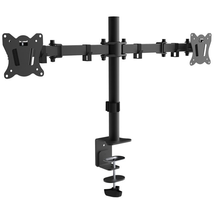 Montis Uchwyt monitorowy podwójny Everest 13-27 MT015 68.6 cm (27 ) Black Desk