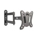 Maclean MC-417 Full Motion TV Monitor Wall Mount 13-32 30kg max. VESA 100x100 Black Powder Coated Universal Holder Bracket Adjus