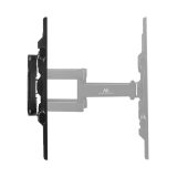 Maclean TV Mount max VESA 600x400 32-85 60kg horizontal and vertical angle adjustment profile 65-390mm black MC-789