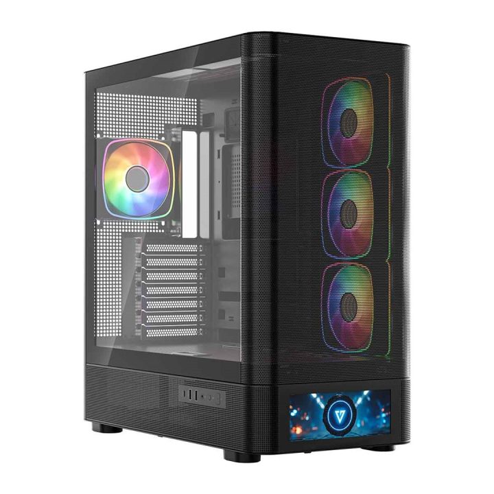 MODECOM Volcano Volcano AQ500 ARGB Midi Black