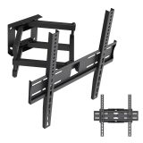 Maclean TV Mount / Bracket max VESA 400x400 32-70 up to 40 kg black tilt adjustment +12°–-12° and swivel adjustment +60°–-60° MC