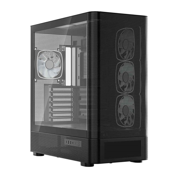 MODECOM Volcano Volcano AQ500 ARGB Midi Black