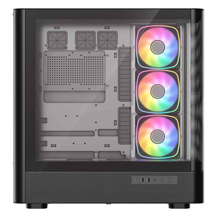 MODECOM Volcano Volcano AQ500 ARGB Midi Black