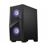 MSI MAG FORGE 100M Mid Tower Gaming Computer Case 'Black 2x 120mm ARGB PWM Fan 1x 120mm Fan 1-6 ARGB Hub Mystic Light Sync Tempe