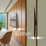 MACLEAN BRACKETS MC-862 Original Extra Sturdy Adjustable Easy Installation TV Bracket 26-55 40kg Universal Black max Vesa 400x40