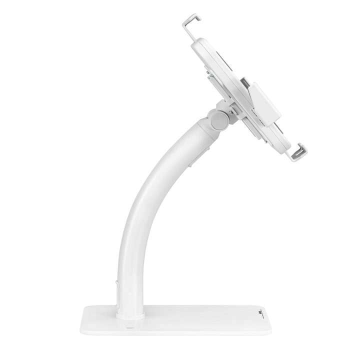 Maclean MC-468W Universal Tablet Stand Holder Lockable 7.9 - 11 Table or Wall Mounting Public Display Kiosk Sturdy Anti-Theft