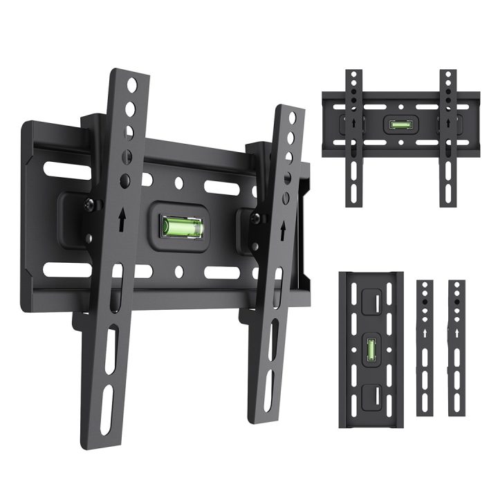 Maclean TV Mount / Bracket max VESA 200x200 13-43 up to 45 kg black tilt adjustment +2°–-10° MC-189