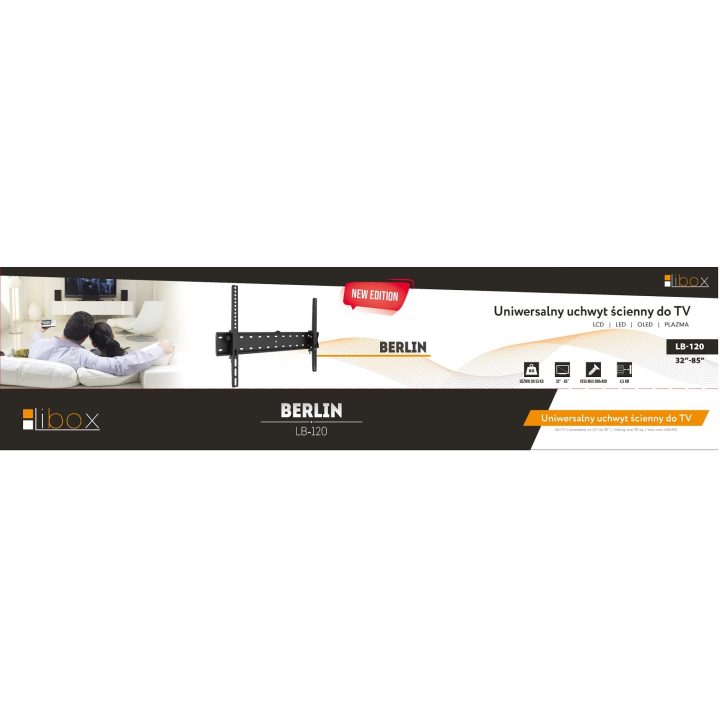 Libox LB-120 TV mount/stand 2.16 m (85 ) Black