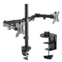 Maclean MC-884 monitor mount / stand 81.3 cm (32 ) Black Desk