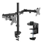 Maclean MC-884 monitor mount / stand 81.3 cm (32 ) Black Desk