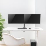 Maclean MC-884 monitor mount / stand 81.3 cm (32 ) Black Desk