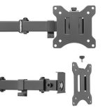Maclean MC-884 monitor mount / stand 81.3 cm (32 ) Black Desk
