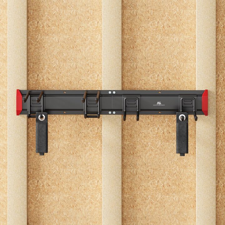 Maclean Wall-Mounted Tool Organizer steel max. load 136 kg width 816 mm MC-178