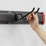 Maclean Wall-Mounted Tool Organizer steel max. load 136 kg width 816 mm MC-178